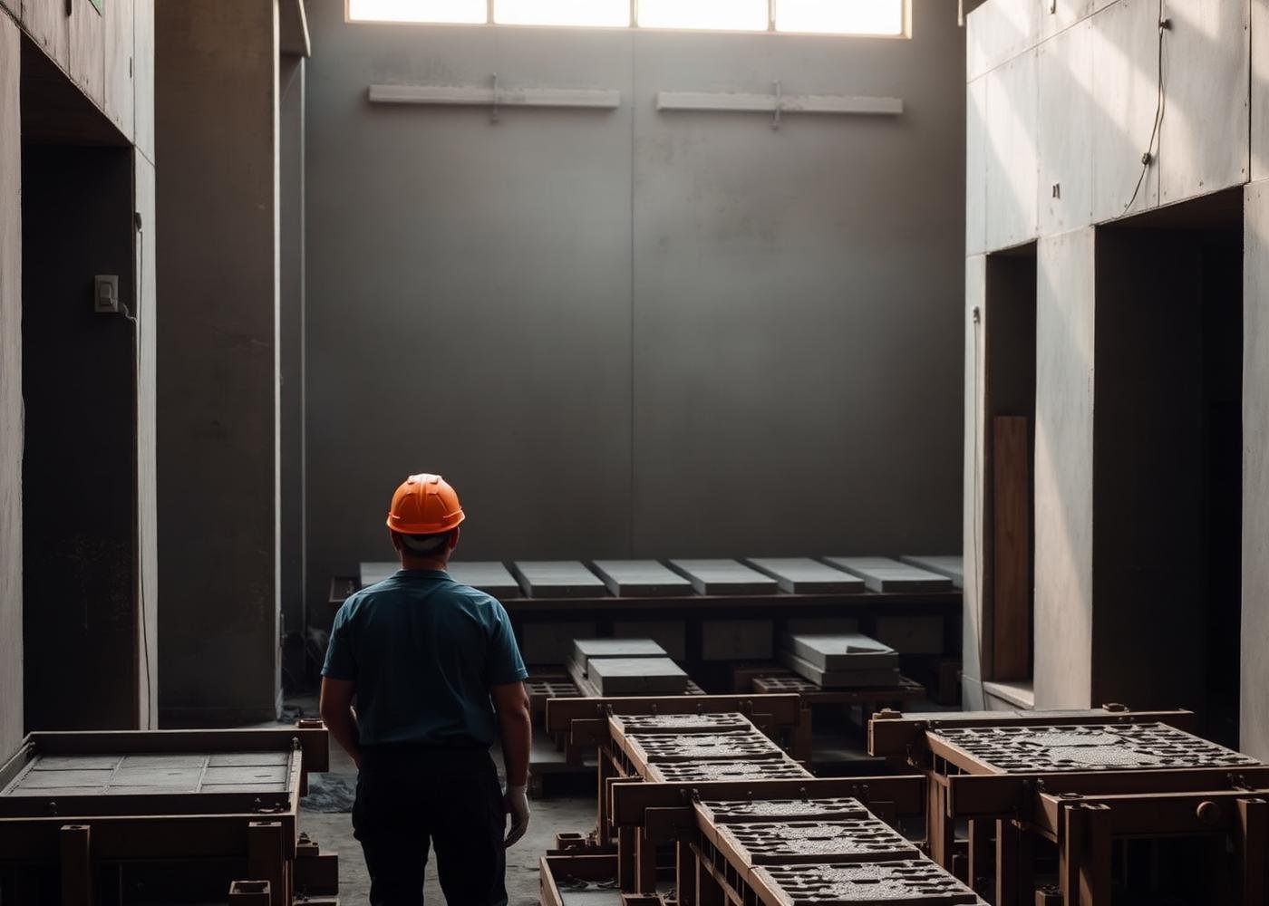 Factory interior